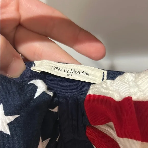 American Flag Strapless Maxi Dress - Picture 3 of 5